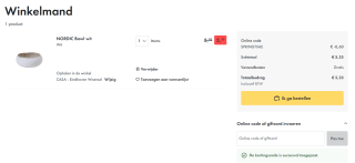 10% korting op alles bij Casa