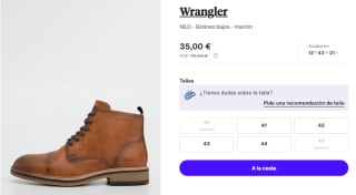 Botines para Hombre Wrangler NED por 35€