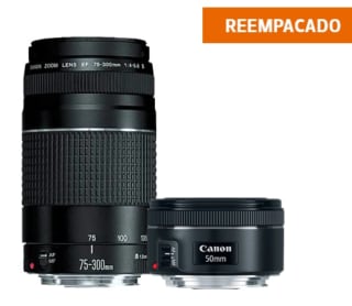 Kit EF 75-300mm f/4-5.6 III + Lente a $4,999 en Canon