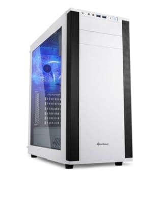 Caja PC SHARKOON M25-W (ATX Mid Tower - Blanco) por 42.97€