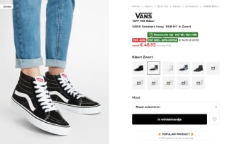 Vans SK8-Hi Sneakers voor €48,93 bij About You