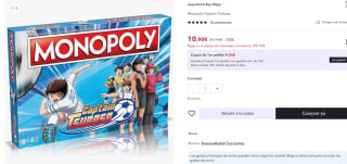 Juego Mesa Monopoly Captain Tsubasa por 10,90€ (6,54€)