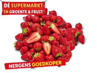 2x 500 gr. Aardbeien voor €2,50 bij de Lidl