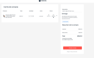 Motorola Edge 50 Fusion 12/256GB por solo 269€