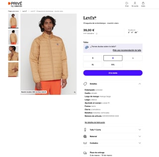 Chaqueta LEVI'S de entretiempo Hombre por solo 39€