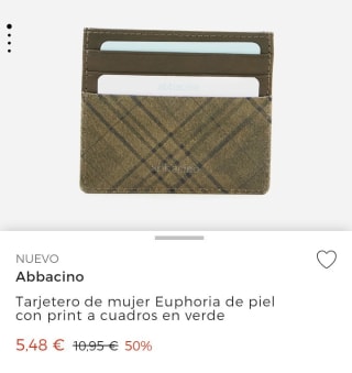 Recopilación de Monederos y Tarjeteros para nosotras desde el Corte Inglés.