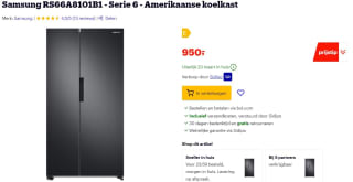 Samsung RS66A8101B1/EF Amerikaanse koelkast voor €950 bij Bol.com