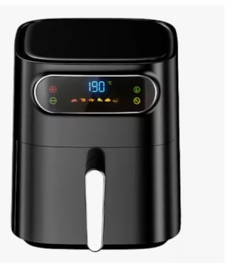 Freidora de aire sin aceite digital 7L pantalla LED táctil, cesta antiadherente, temporizador, 1700W por 42.5€ (Cuenta Nueva 30.5€)