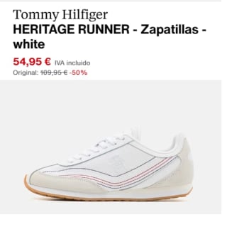 Zapatillas Tommy Hilfiger HERITAGE RUNNER por 46.71€