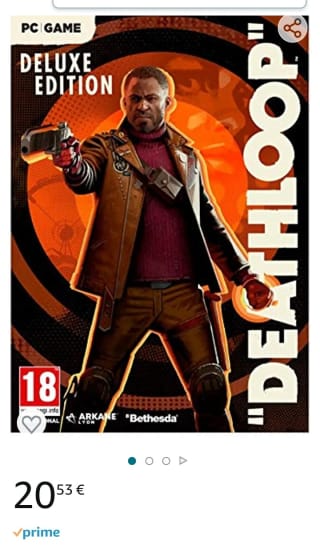 Deathloop Deluxe Edition, PC por 20,53€.