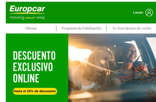-20% y 5% extra desde la app Europcar