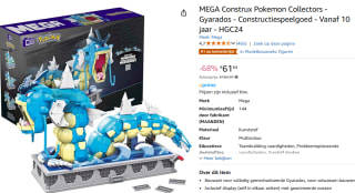 MEGA Pokémon Gyarados bouwset voor €61,64 bij Amazon