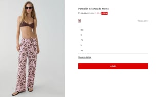 Pantalón estampado flores para Mujer por 11.99€