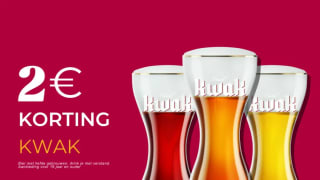 -€2 korting op Kwak en nog veel meer promoties