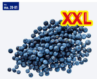 500 Gr. Blauwe bessen voor €3,49 bij de Aldi