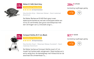 25% korting op alle barbecues bij Karwei