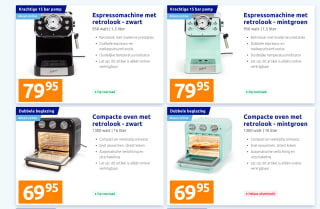 Old Skool compacte oven voor 74,94 euro