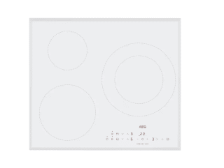 Placa de inducción AEG IKB63300FW blanca 60cm por 449,10€