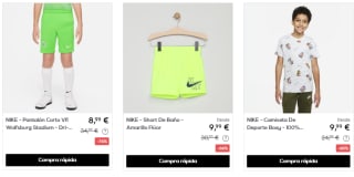 Ropa y calzado Nike desde solo 4,99€