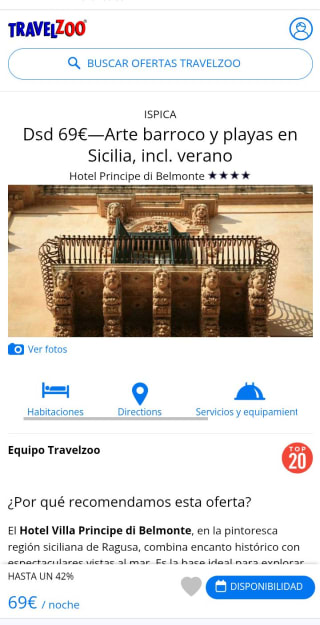 Estancia El Hotel Villa Principe di Belmonte desde 69€