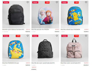 Recopilación de mochilas desde 4,99€ en merkal calzados