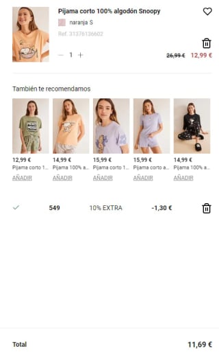 10% EXTRA descuento en tu compra en Women Secret