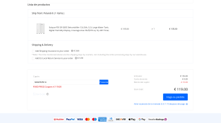 Deshumidificador Solayce PD12R-02EE por 119€