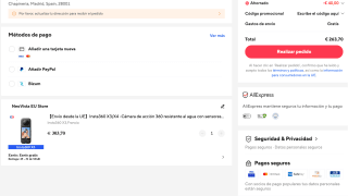 Cámara Insta360 X3/X4 de acción 360 resistente al agua con sensores de 1/2" 48MP por solo 263,70€