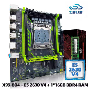 Placa base X99 + CPU micro 2630 + Memoria 16GB por 40,27€