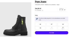 Botas para Mujer Pepe Jeans TRUCKER LACES por 34€