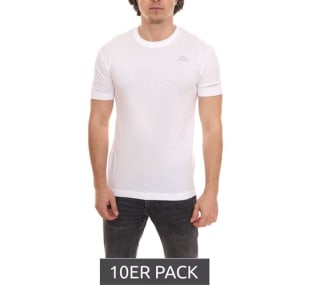 10-pack Kappa Basic herenshirts voor €30,50 bij Outlet46
