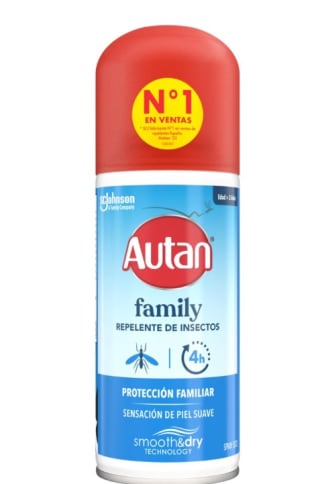 Autan Family Care Repelente - Protege de mosquitos, Spray en seco, 100ml por5,42€