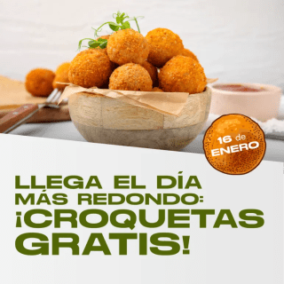 Gratis Croquetas por el día de la croqueta en CC Nassica
