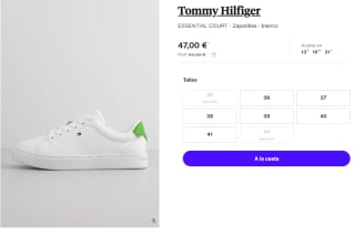 Zapatillas Casual para Mujer Tommy Hilfiger ESSENTIAL COURT por 42.3€