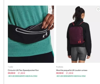 -30% de descuento en mochilas desde Under Armour