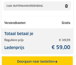 Tot 55% korting tijdens de ANWB Buitenkans Weken en gratis verzending