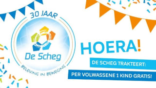 Gratis kinderticket per betalende volwassen bij De Scheg Deventer
