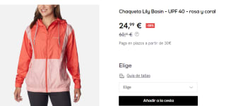 Chaqueta de Mujer Columbia Lily Basin por 24.99€