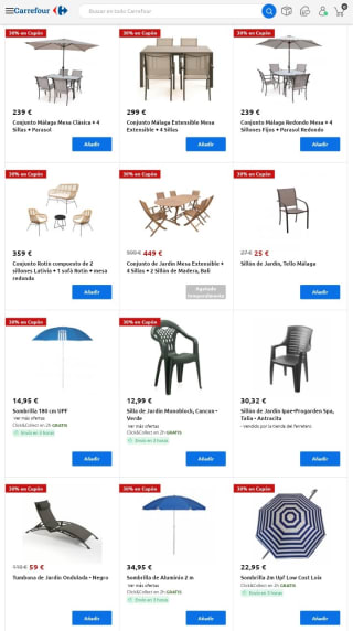 -30% en Cupón Canjeable en Conjuntos de Jardín y Piscinas.