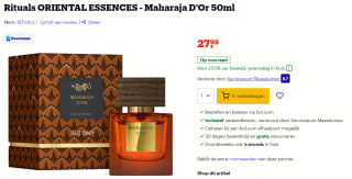 Rituals, Maharaja d’Or Detailsnull eau de parfum, 50 ml voor €27,99 bij Bol.com