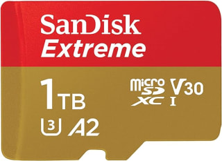 SanDisk 1TB Extreme tarjeta microSDXC + adaptador SD por 89,26€
