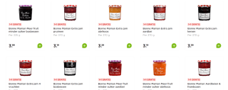 Alle Bonne Maman Jam, pindapasta of hazelnootpasta 1+1 gratis bij de Plus