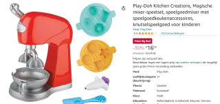 Play-Doh Kitchen Creations, Magische mixer-speelset voor €16,05 bij Amazon