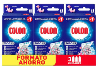 Megapack 3 usos - Colon Limpialavadoras por 7,56€
