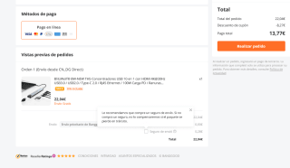 Hub USB 10 en 1 modelo BlitzWolf por 13,77€