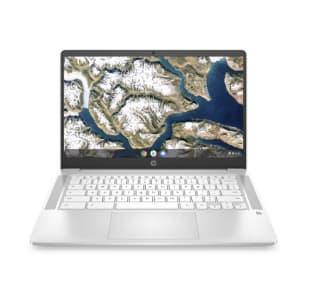 Portátil Chromebook HP 14a-na1014ns, Pentium Silver, 8GB, 128GB eMMC, 14", ChromeOS por 299€