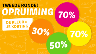 Tot 80% korting in de sale van Wibra