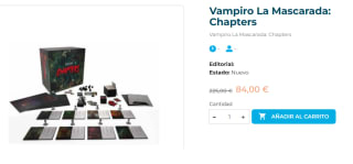 Juego de mesa Vampiro La Mascarada: Chapters por 84€