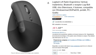 Logitech Lift Ratón Ergonómico Vertical por 44,62€