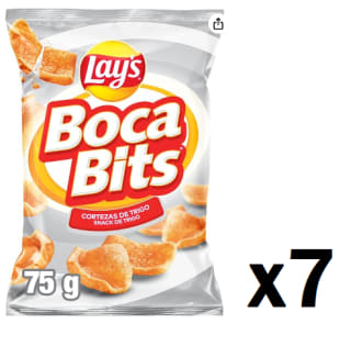 7 Bolsas de Cortezas de trigo Bocabits Matutano 75 g. por 6.44€